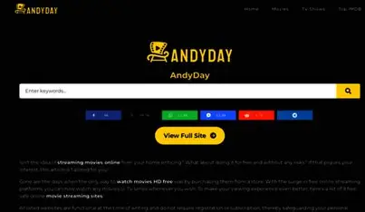 Trending movies and TV shows available on Andyday